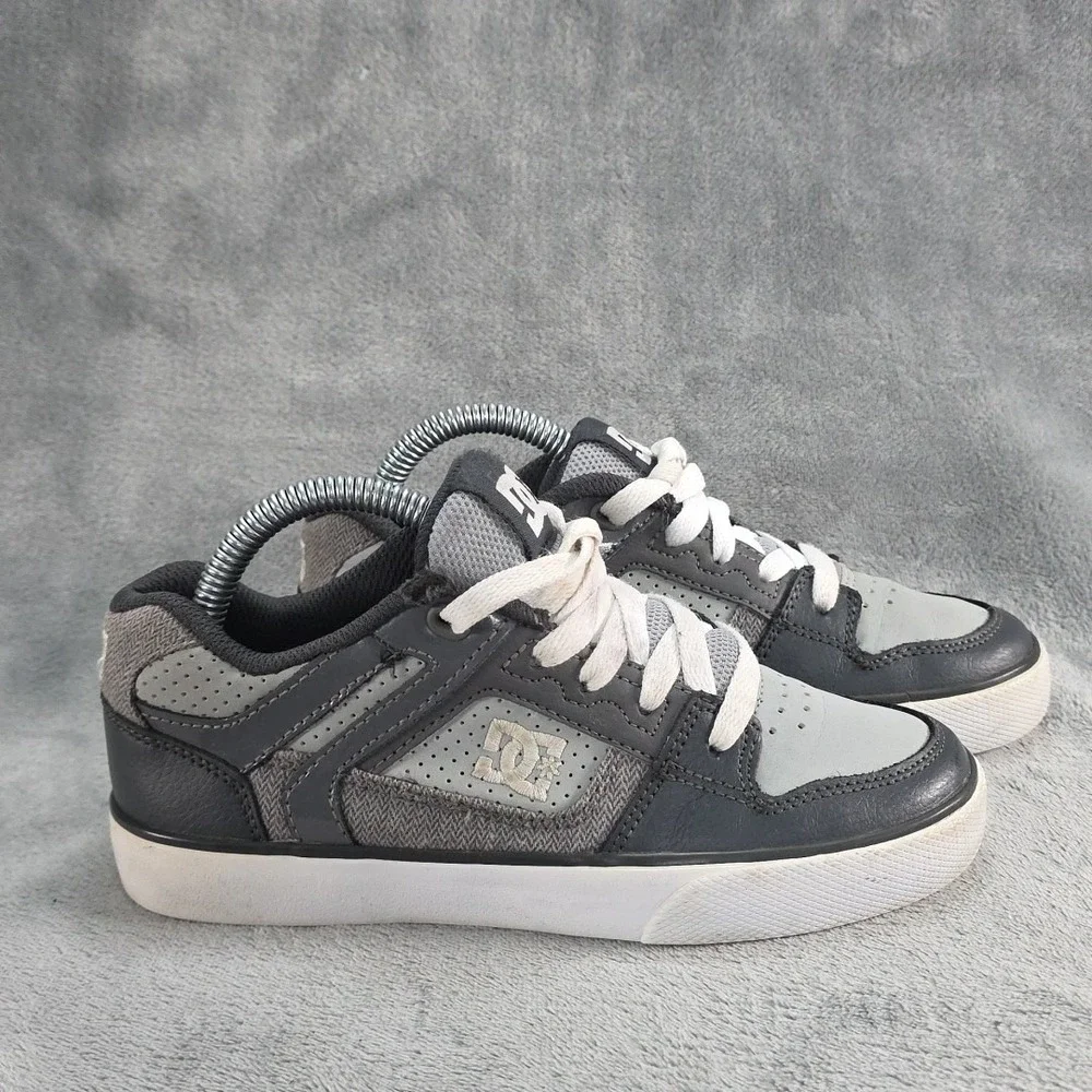 DC Maze XE Skate Shoes‎ Youth 2 Adbs300017j Tweed Grey